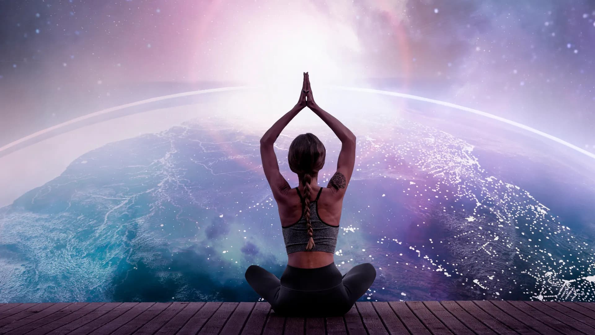 Peaceful meditation background